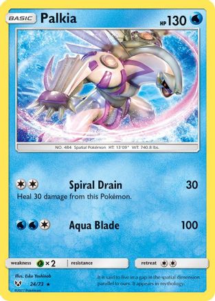Palkia 024/73  - Holofoil Shining Legends - Holo Rare