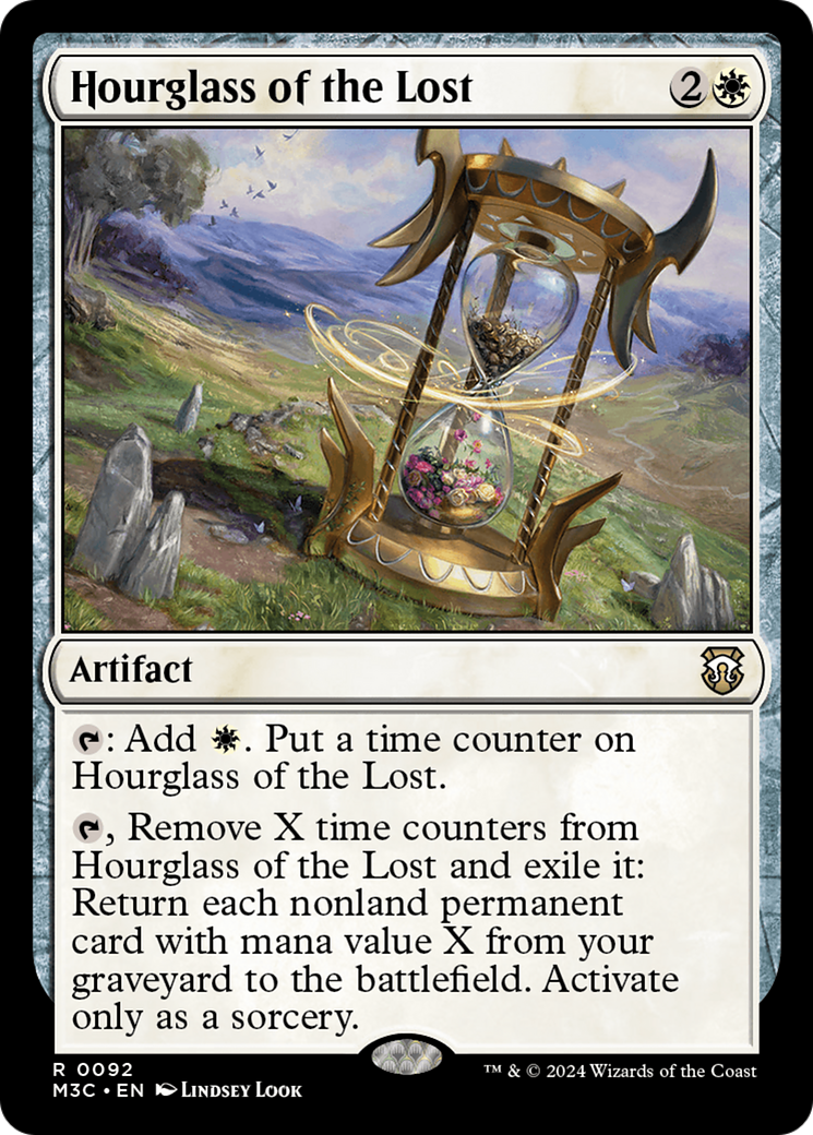 Hourglass of the Lost⁣ - Commander: Modern Horizons 3⁣ (Rare)⁣ [92]
