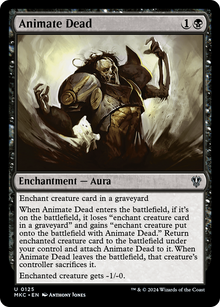 Animate Dead⁣ - Commander: Murders at Karlov Manor⁣ (Uncommon)⁣ [125]