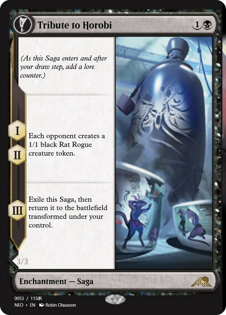 Tribute to Horobi // Echo of Death's Wail (PRM-97969) - Magic Online Promos: (enchantment) Foil