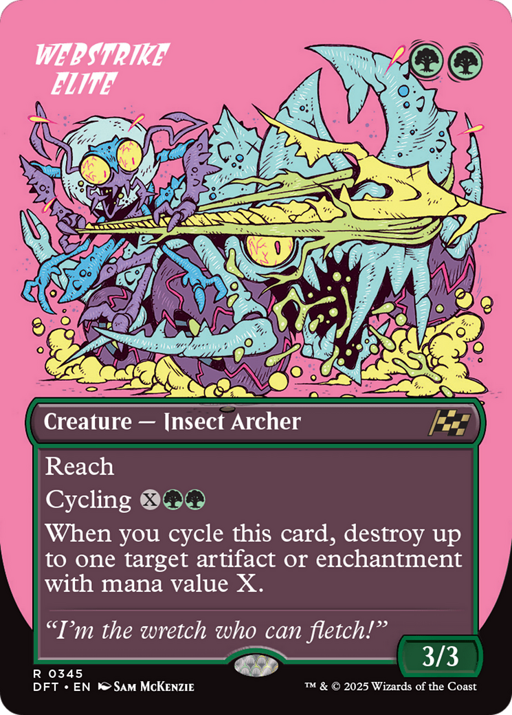 Webstrike Elite (DFT-345) - Aetherdrift (Borderless) Foil