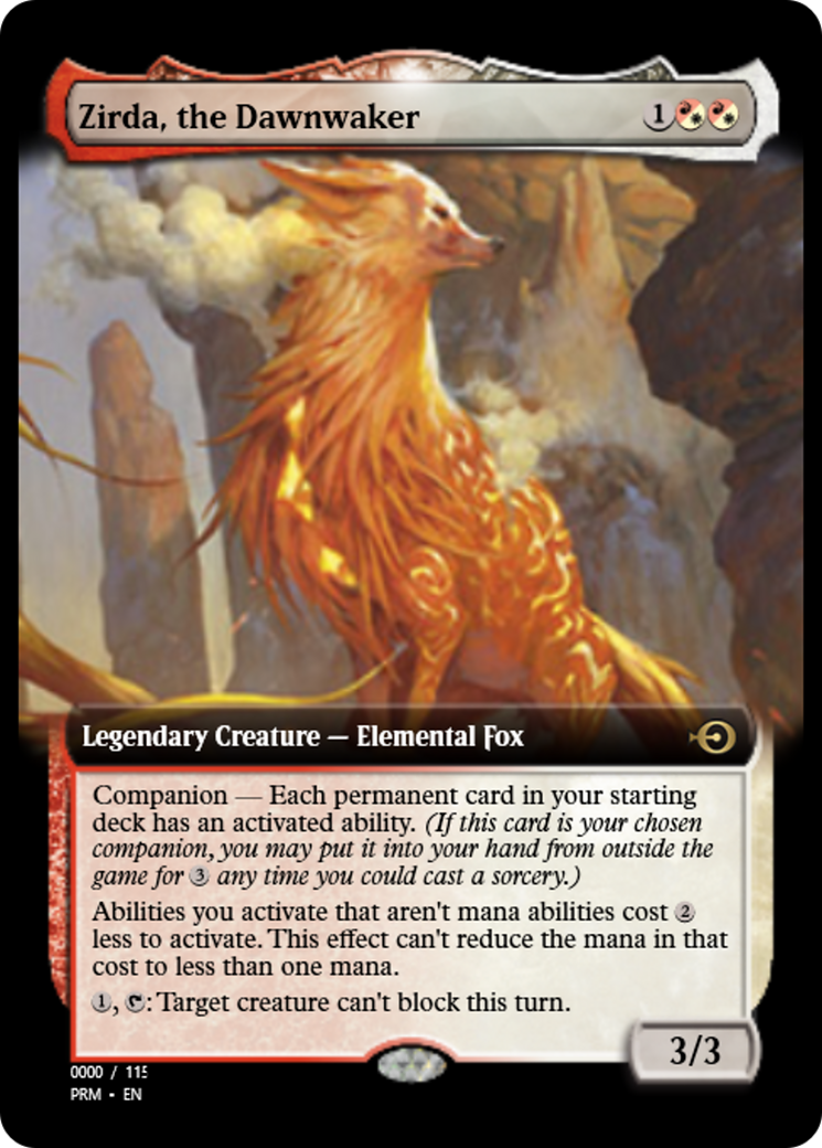 Zirda, the Dawnwaker (PRM-80867) - Magic Online Promos: (companion) Foil