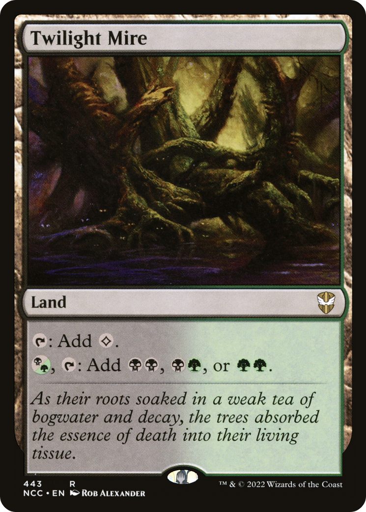 Twilight Mire⁣ - Commander: Streets of New Capenna⁣ (Rare)⁣ [443]
