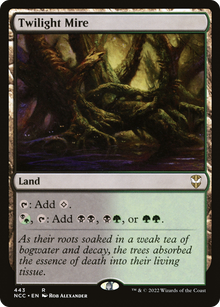 Twilight Mire⁣ - Commander: Streets of New Capenna⁣ (Rare)⁣ [443]