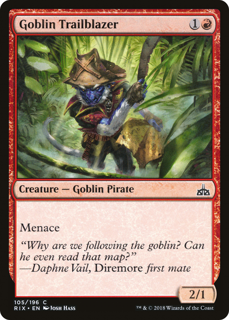 Goblin Trailblazer (RIX-105) - Rivals of Ixalan Foil