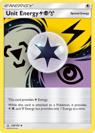 Unit Energy LPM 138/156  - Reverse Holofoil SM  Ultra Prism - Uncommon