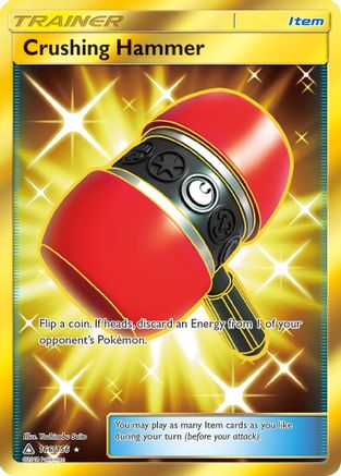 Crushing Hammer (Secret Rare) 166  - Holofoil SM  Ultra Prism - Secret Rare