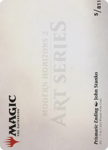 Prismatic Ending // Prismatic Ending (AMH2-005) - Modern Horizons 2 Art Series (Borderless) Foil