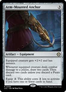Arm-Mounted Anchor⁣ - Commander: The Lost Caverns of Ixalan⁣ (Rare)⁣ [99]