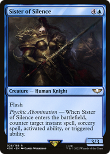 Sister of Silence⁣ - Universes Beyond: Warhammer 40,000⁣ (Rare)⁣ [26]