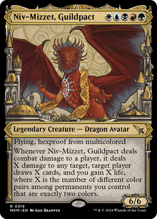 Niv-Mizzet, Guildpact (Showcase) (319) (MKM-319) - Murders at Karlov Manor: (Showcase) Foil