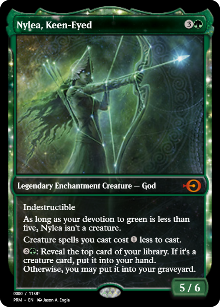 Nylea, Keen-Eyed (PRM-79855) - Magic Online Promos: (enchantment)