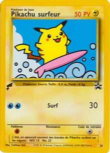Pikachu (Surfing) 028  Pikachu World Collection Promos - Promo