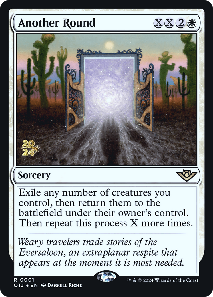 Another Round (PRE-01S) - Outlaws of Thunder Junction Promos Foil