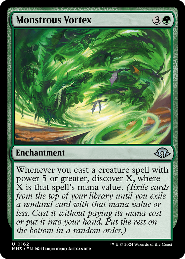 Monstrous Vortex⁣ - Modern Horizons 3⁣ (Uncommon)⁣ [162]