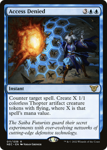 Access Denied (NEC-011) - Neon Dynasty Commander