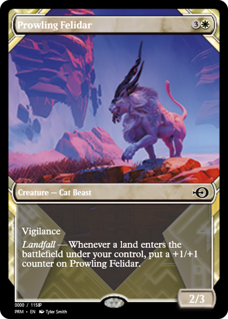 Prowling Felidar (PRM-83682) - Magic Online Promos Foil