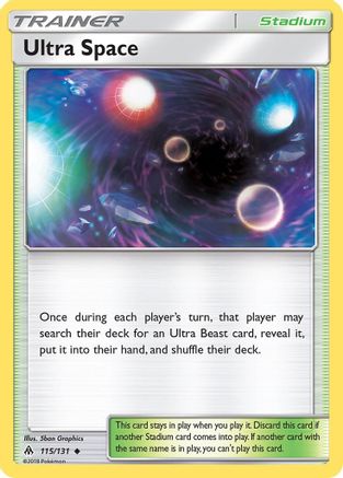 Ultra Space 115/131  SM  Forbidden Light - Uncommon