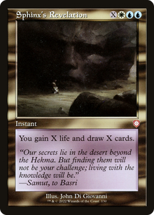 Sphinx's Revelation⁣ - Commander: The Brothers' War⁣ (Mythic)⁣ [130]