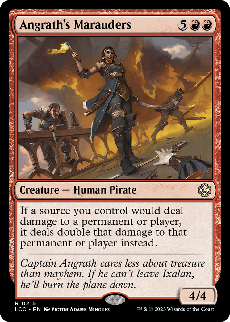 Angrath's Marauders⁣ - Commander: The Lost Caverns of Ixalan⁣ (Rare)⁣ [215]