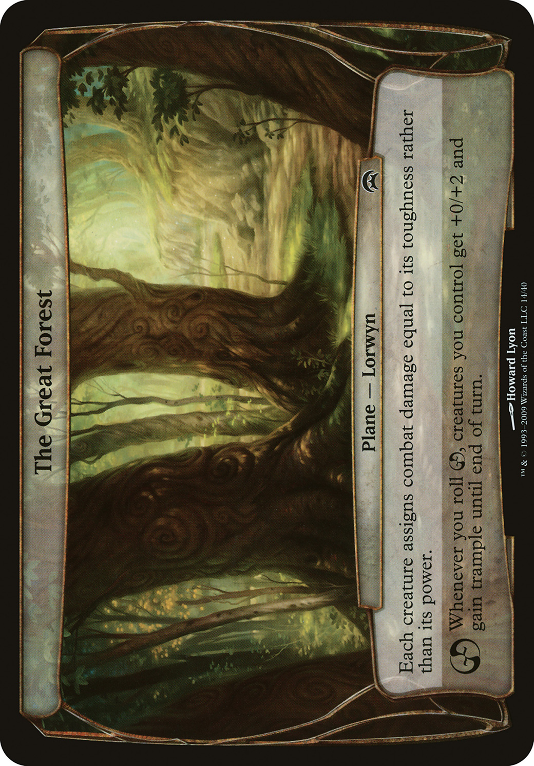 The Great Forest (Planechase) (OHOP-014) - Planechase Planes