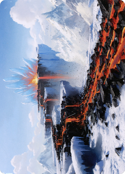 Surtland Frostpyre // Surtland Frostpyre (AKHM-075) - Kaldheim Art Series (Borderless) Foil