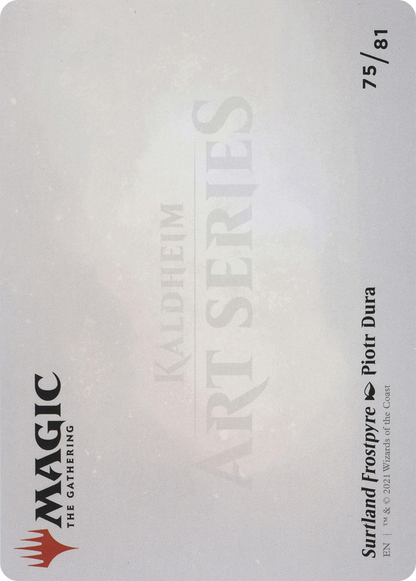 Surtland Frostpyre // Surtland Frostpyre (AKHM-075) - Kaldheim Art Series (Borderless) Foil