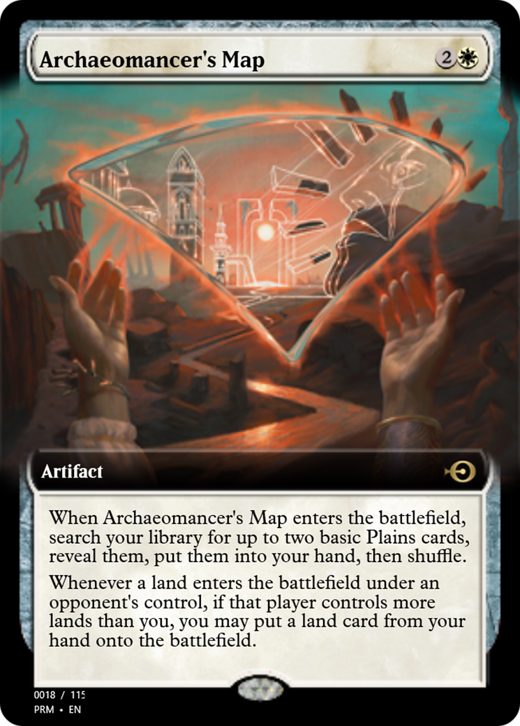 Archaeomancer's Map (PRM-90008) - Magic Online Promos