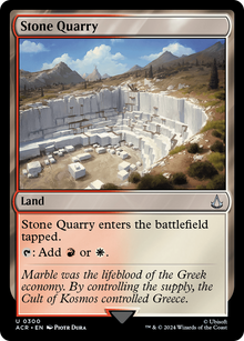 Stone Quarry⁣ - Universes Beyond: Assassin's Creed: Extras⁣ (Uncommon)⁣ [300]