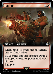 Junk Jet (V.1)⁣ - Universes Beyond: Fallout: Extras⁣ (Rare)⁣ [387]