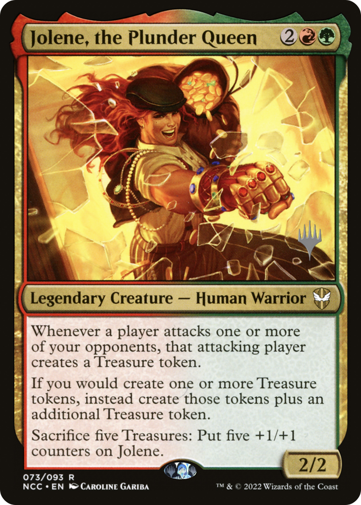Jolene, the Plunder Queen (PPSNC-73P) - New Capenna Commander Promos Foil