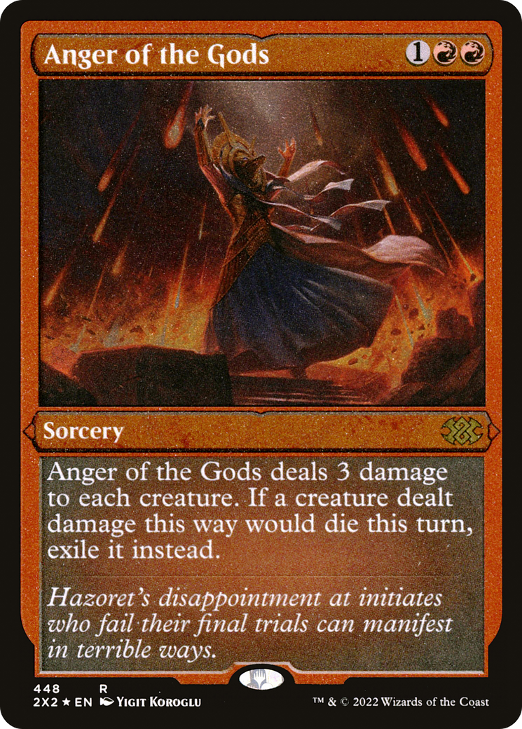 Anger of the Gods (2X2-448) - Double Masters 2022 Foil