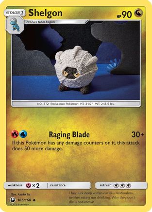Shelgon 105/168  SM  Celestial Storm - Uncommon