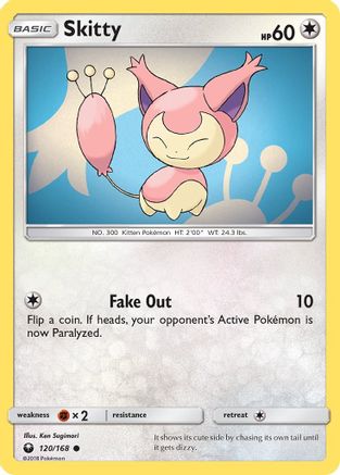 Skitty 120/168  - Reverse Holofoil SM  Celestial Storm - Common