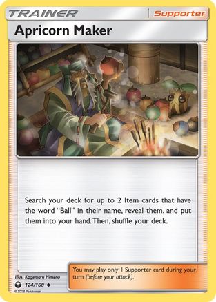 Apricorn Maker 124/168  - Reverse Holofoil SM  Celestial Storm - Uncommon