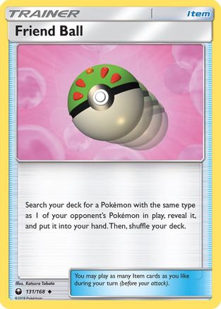 Friend Ball 131/168  SM  Celestial Storm - Uncommon