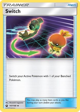 Switch 147/168  - Reverse Holofoil SM  Celestial Storm - Uncommon