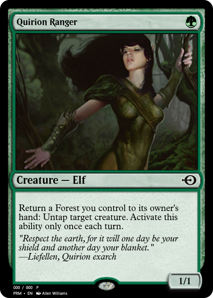 Quirion Ranger (PRM-62443) - Magic Online Promos Foil