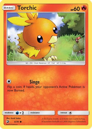 Torchic 004/70  Dragon Majesty - Common
