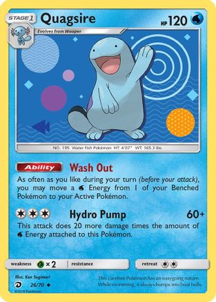 Quagsire 026/70  Dragon Majesty - Uncommon