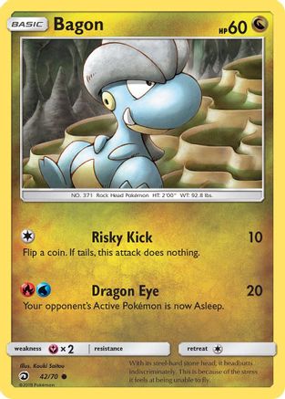 Bagon 042  Dragon Majesty - Common