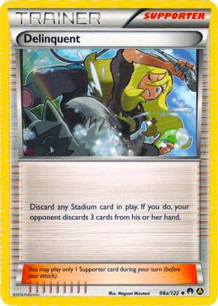 Delinquent 98a/122  - Holofoil Alternate Art Promos - Promo