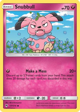 Snubbull 137/214  SM  Lost Thunder - Common