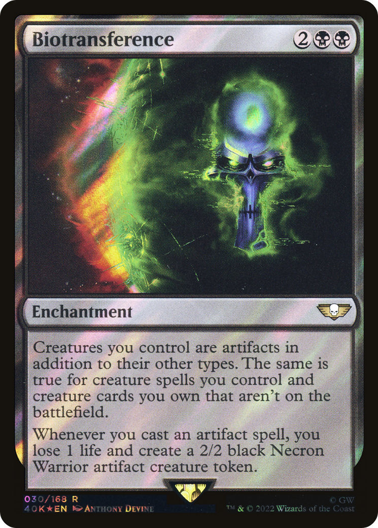Biotransference (Surge Foil) (40K-30★) - Warhammer 40,000 Commander Foil
