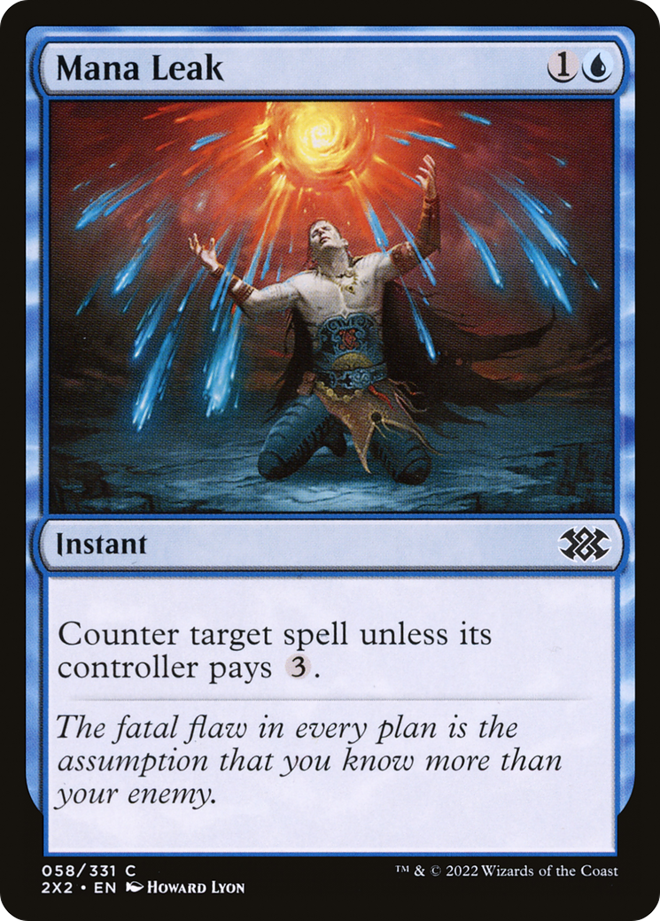 Mana Leak⁣ - Double Masters 2022⁣ (Common)⁣ [58]