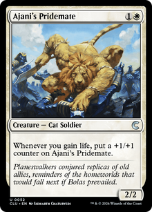Ajani's Pridemate (CLU-052) - Ravnica: Clue Edition