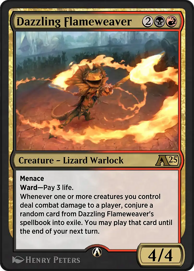 Dazzling Flameweaver (YBLB-023) - Alchemy: Bloomburrow