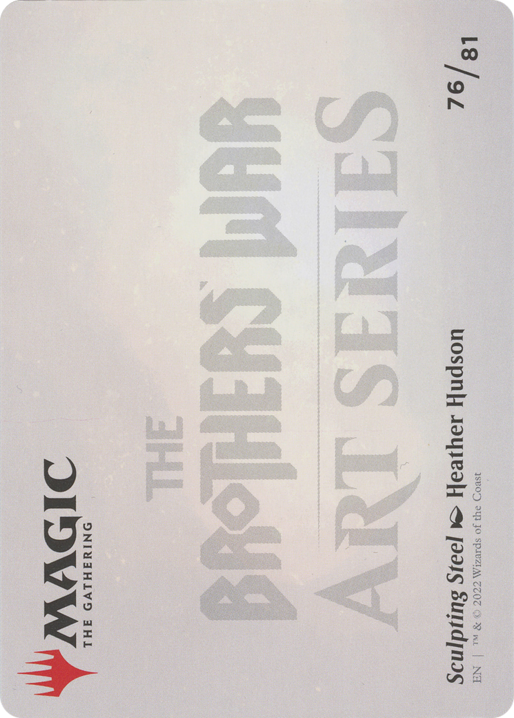 Sculpting Steel // Sculpting Steel (ABRO-076) - The Brothers' War Art Series (Borderless)