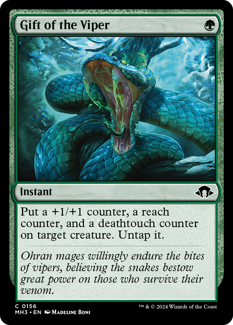 Gift of the Viper⁣ - Modern Horizons 3⁣ (Common)⁣ [156]
