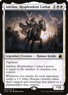 Adeline, Resplendent Cathar (MID-001) - Innistrad: Midnight Hunt